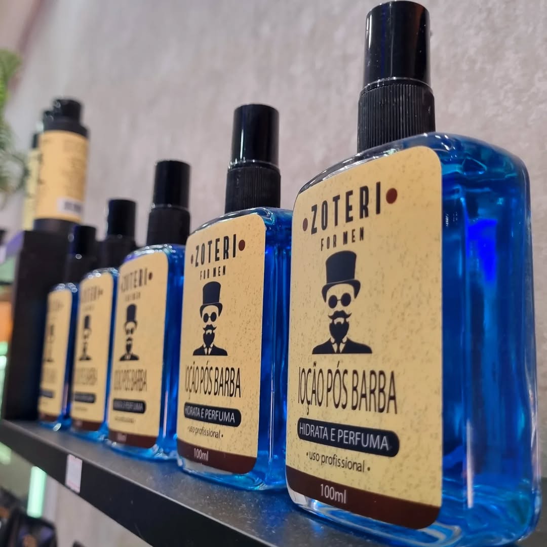 Interior da barbearia